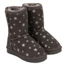 Childrens Classic Sheepskin Boot Grey Star  Extra Image 4 Preview